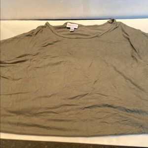 NWT LuLaRoe Irma Army Green T-shirt